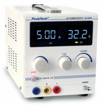 PeakTech P 6140 Regulated Laboratory Power Supply