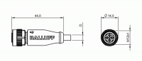 Balluff Steckverbinder BCC M415-0000-1A-004-VX8334-050