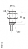 Balluff Inductive Sensor BES M18MD-NOC80B-BP02-003