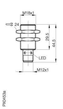 Balluff Inductive Sensor BES M18ME-PSC80B-S04G-003