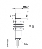 Balluff Induktiver Sensor BES M12EG-PSC80F-BV03