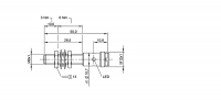 Balluff Inductive Sensor BES M08ME1-USC20B-S04G-U