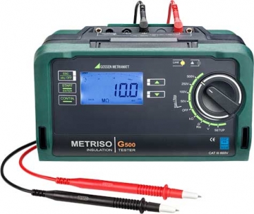 GOSSEN METRISO G500 Isolations-, Niederohm- und Spannungsmessgerät