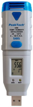 PeakTech 5185 Temperatur- und Luftfeuchtigkeits USB-Datalogger