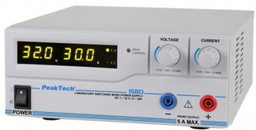 PeakTech P 1580 Laboratory Switching Mode Power Supply