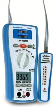 PeakTech P 3365 2 in 1 LAN-Tester with Digital-Multimeter